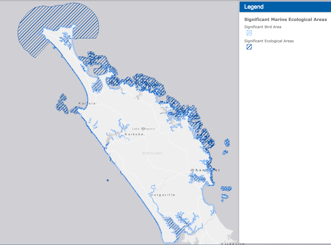 Northland SEA map