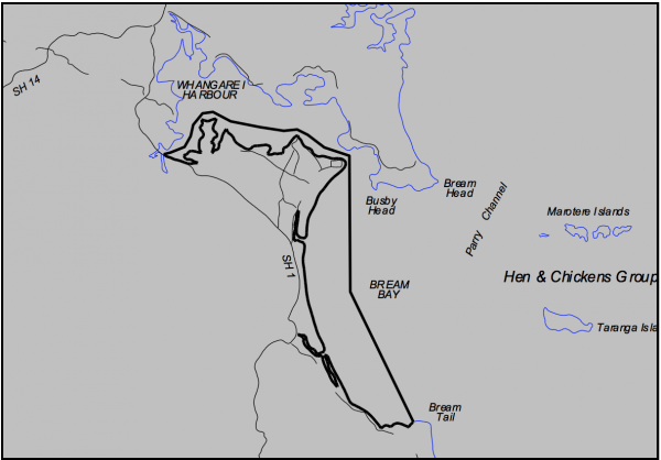 Rohe Moana Map